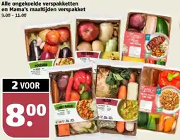Poiesz Alle ongekoelde verspakketten en Mama's maaltijden verspakket aanbieding