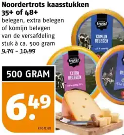Poiesz Noordertrots kaasstukken 35+ of 48+ aanbieding