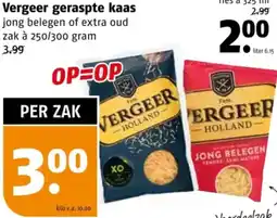 Poiesz Vergeer geraspte kaas aanbieding