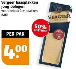 Poiesz Vergeer kaasplakken jong belegen aanbieding
