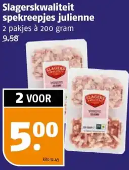 Poiesz Slagerskwaliteit spekreepjes julienne aanbieding