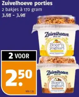 Poiesz Zuivelhoeve porties aanbieding