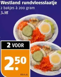 Poiesz Westland rundvleesslaatje aanbieding