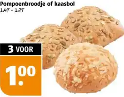 Poiesz Pompoenbroodje of kaasbol aanbieding
