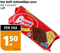 Poiesz Van Delft dubbeldikjes puur aanbieding