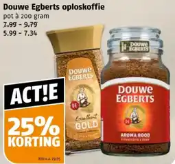 Poiesz Douwe Egberts oploskoffie aanbieding