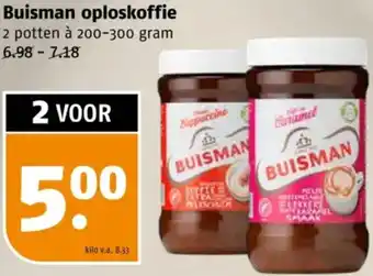 Poiesz Buisman oploskoffie aanbieding