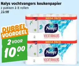 Poiesz Nalys vochtvangers keukenpapier aanbieding