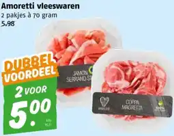 Poiesz Amoretti vleeswaren aanbieding