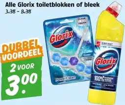 Poiesz Alle Glorix toiletblokken of bleek aanbieding