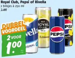 Poiesz Royal Club, Pepsi of Rivella aanbieding
