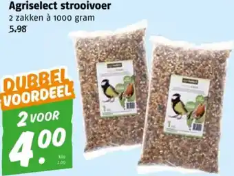 Poiesz Agriselect strooivoer aanbieding