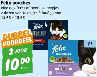 Poiesz Felix pouches aanbieding
