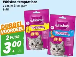 Poiesz Whiskas temptations aanbieding