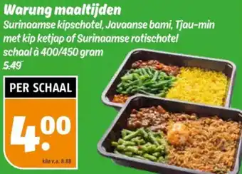 Poiesz Warung maaltijden aanbieding