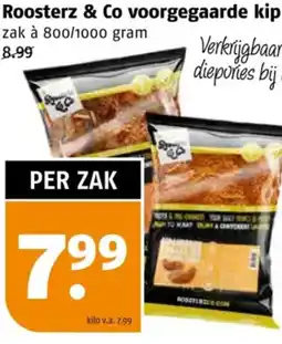 Poiesz Roosterz & Co voorgegaarde kip aanbieding