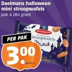 Poiesz Daelmans halloween mini stroopwafels aanbieding