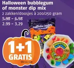 Poiesz Halloween bubblegum of monster dip mix aanbieding