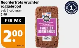 Poiesz Noordertrots vruchten roggebrood aanbieding