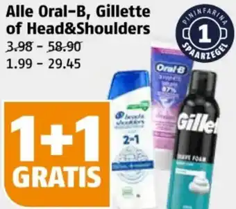 Poiesz Alle Oral-B, Gillette of Head&Shoulders aanbieding