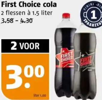 Poiesz First Choice cola aanbieding