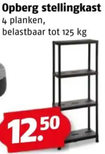 Poiesz Opberg stellingkast aanbieding