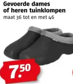 Poiesz Gevoerde dames of heren tuinklompen aanbieding