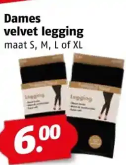 Poiesz Dames velvet legging aanbieding