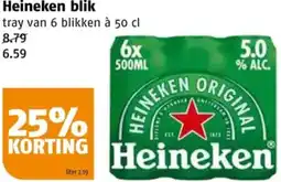 Poiesz Heineken blik aanbieding