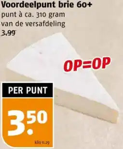 Poiesz Voordeelpunt brie 60+ aanbieding