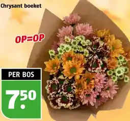 Poiesz Chrysant boeket aanbieding