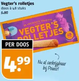 Poiesz Vegter's rolletjes aanbieding