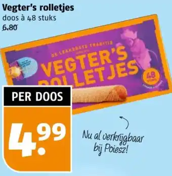 Poiesz Vegter's rolletjes aanbieding