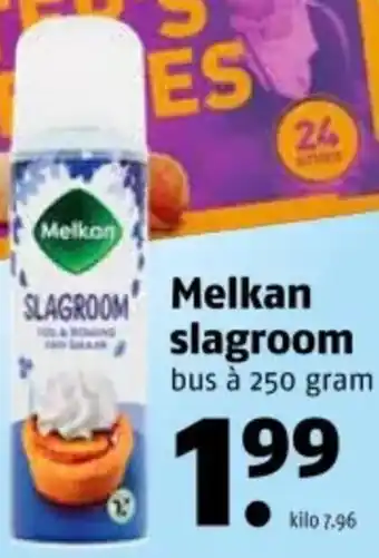 Poiesz Melkan slagroom aanbieding