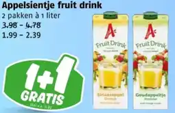 Poiesz Appelsientje fruit drink aanbieding