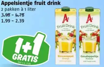 Poiesz Appelsientje fruit drink aanbieding