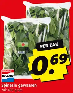 Boni Spinazie gewassen aanbieding