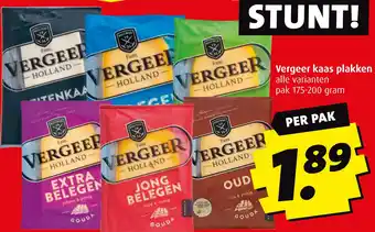 Boni Vergeer kaas plakken aanbieding