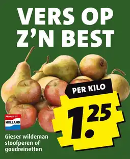 Boni Gieser wildeman stoofperen of goudreinetten aanbieding