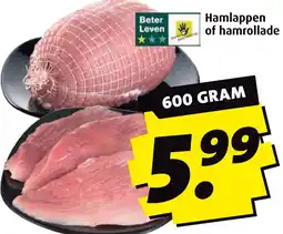 Boni Hamlappen of hamrollade aanbieding