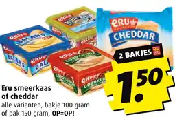 Boni Eru smeerkaas of cheddar aanbieding
