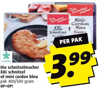 Boni Die schnitzelmacher XXL schnitzel of mini cordon bleu aanbieding