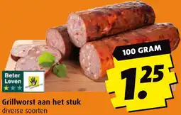 Boni Grillworst aan het stuk aanbieding