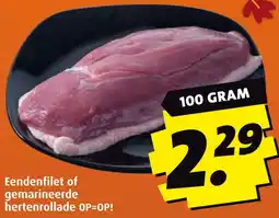 Boni Eendenfilet of gemarineerde hertenrollade aanbieding