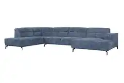 Woonsquare Porto hoekbank blauw aanbieding