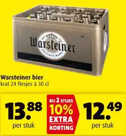 Boni Warsteiner bier aanbieding