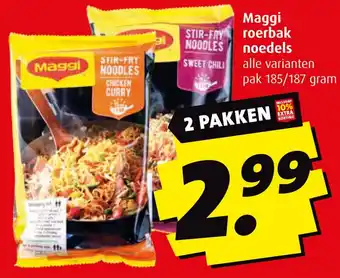 Boni Maggi roerbak noedels aanbieding
