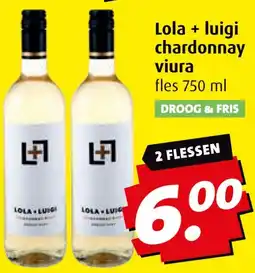 Boni Lola + luigi chardonnay viura aanbieding