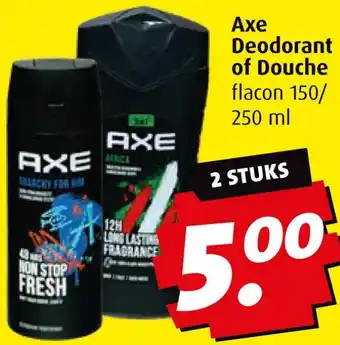 Boni Axe Deodorant of Douche aanbieding