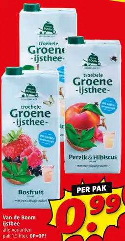 Boni Van de Boom ijsthee aanbieding